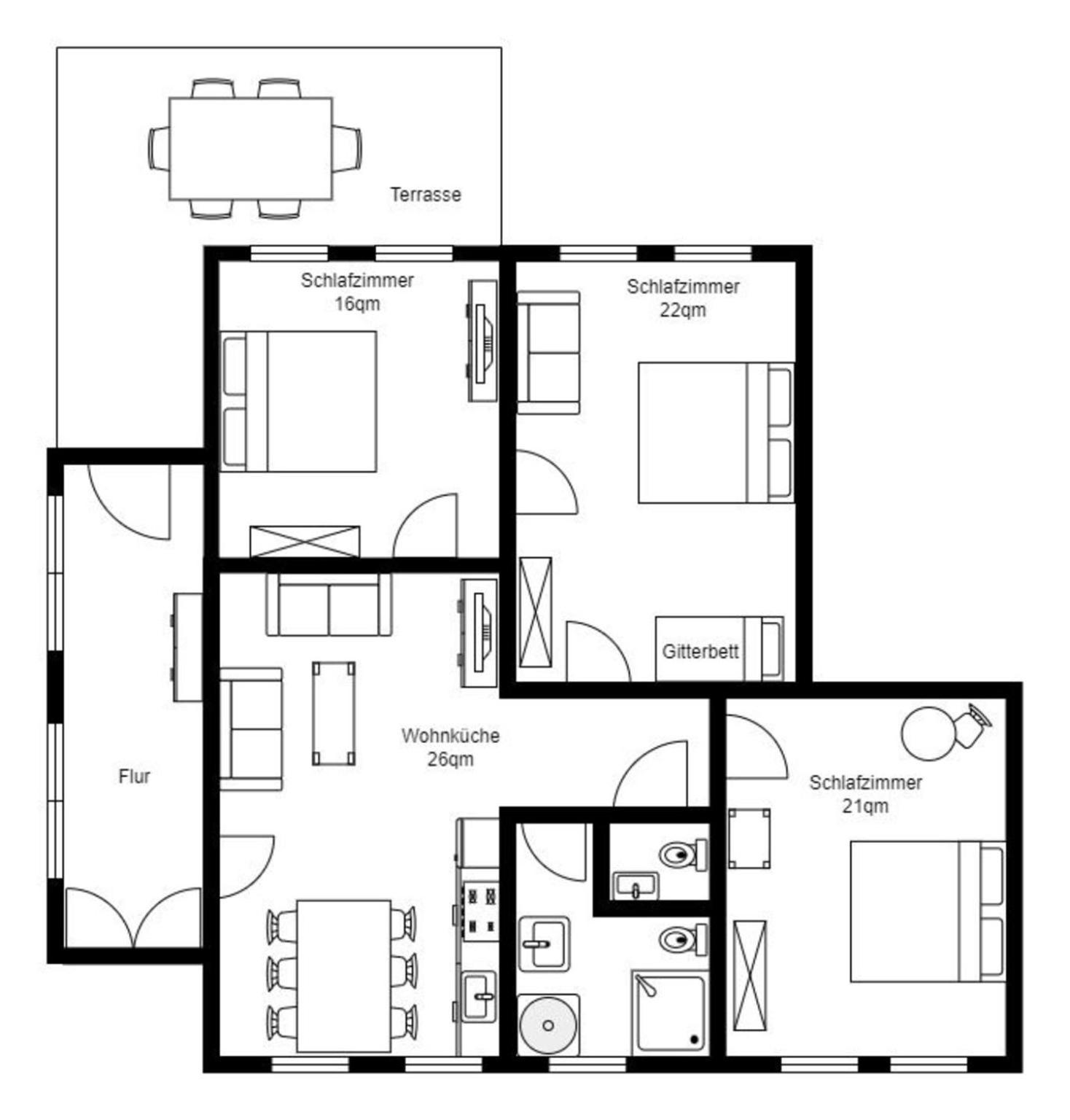 Ferienwohnung Biethahn - Gaarden Brodersby-Goltoft Zewnętrze zdjęcie